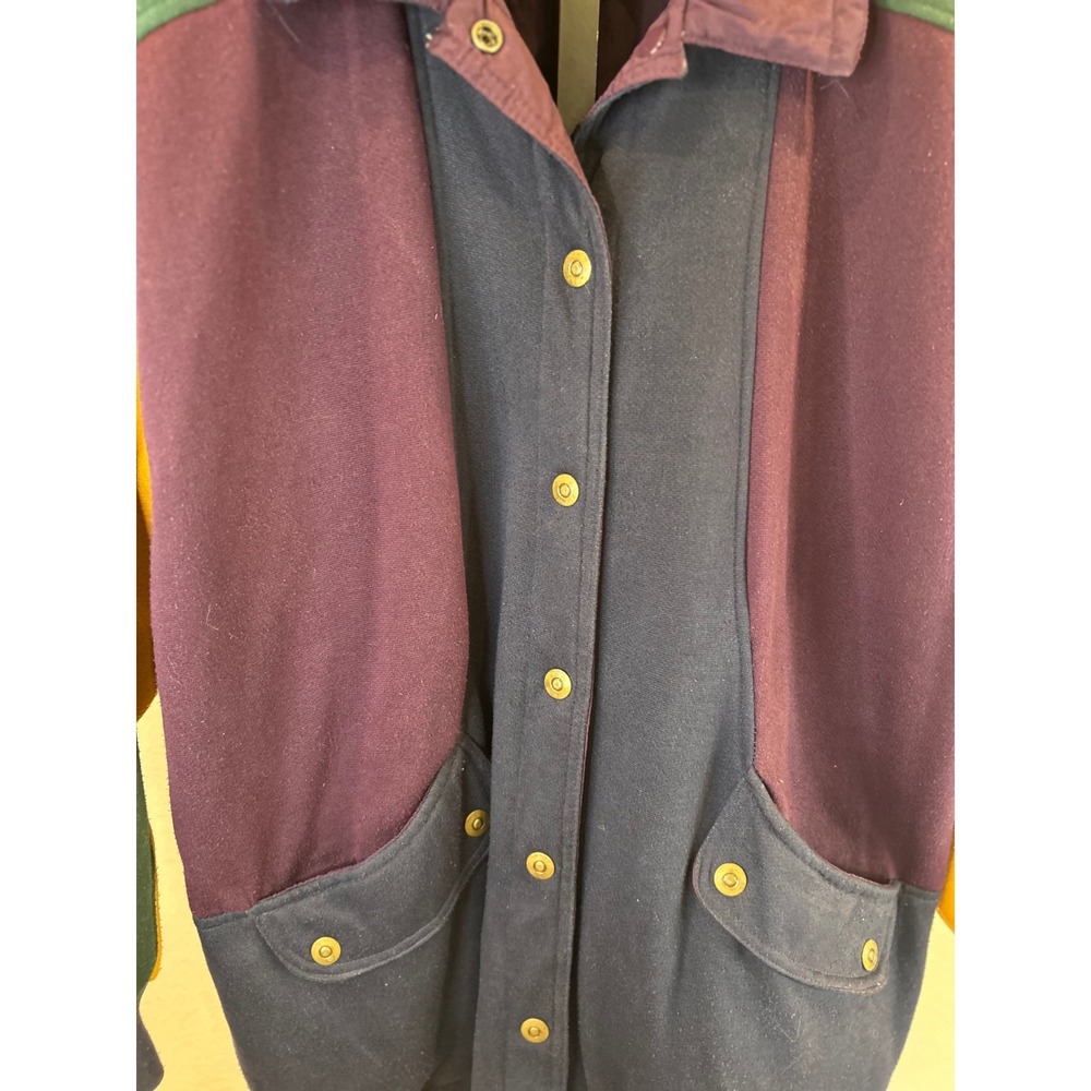 Vintage‎ Be In The Current Seen Colorblock Jacket Women's One Size Fits All - Picture 2 of 8